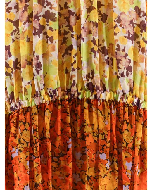 Erika Cavallini Semi Couture Orange Dress