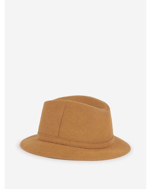 Borsalino Brown Alessandria Pocket Hat for men