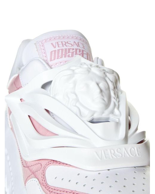 Versace White Odissea Sneakers