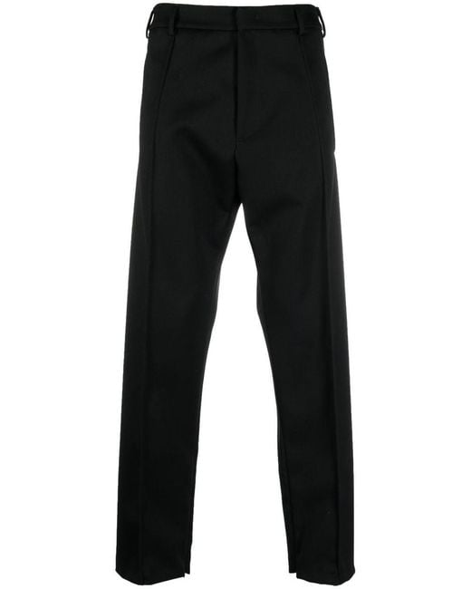 424 Black Tailored Straight-leg Trousers for men