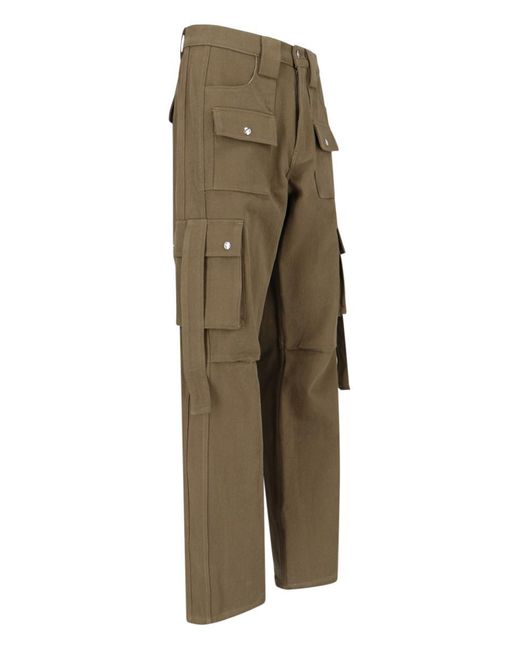 Rhude Green Cargo Pants for men