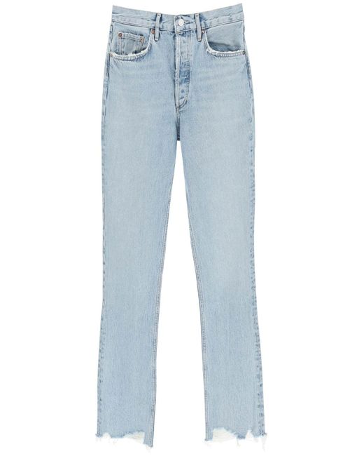 Agolde Lana Vintage Denim Jeans in Blue | Lyst