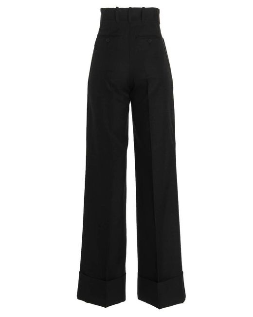 CAPASA MILANO Black Check Pants
