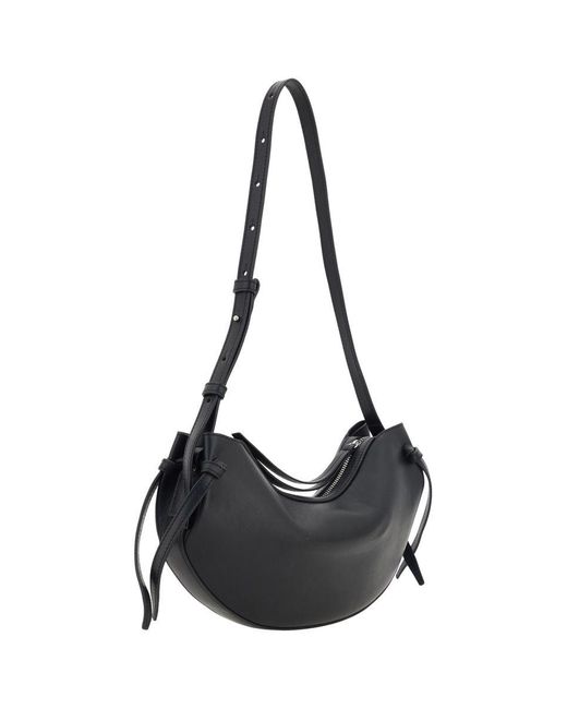 Yuzefi Black 'Fortune Cookie' Leather Bag