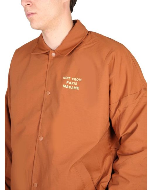 Drole de Monsieur Brown Worker Jacket for men
