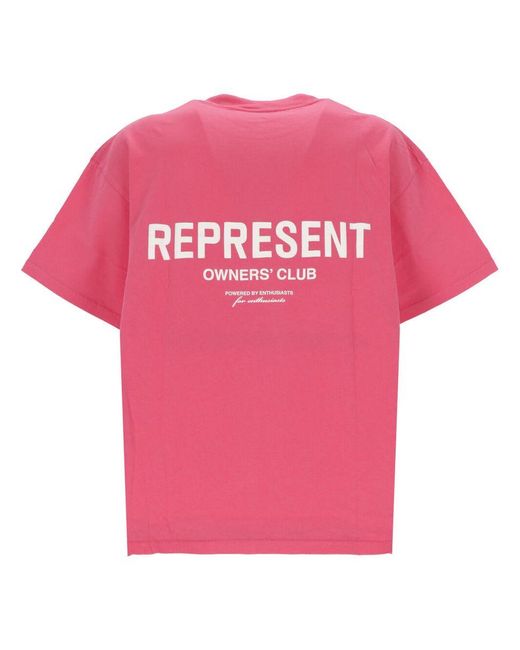 Represent Pink T-Shirts And Polos for men