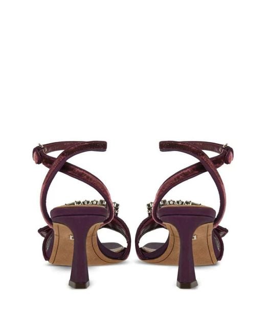 Dolce & Gabbana Pink 70Mm Crystal Heel Sandals