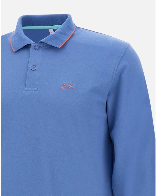 Sun 68 Blue T-Shirts And Polos for men