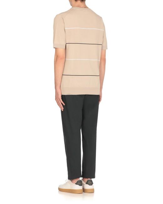 Peserico Natural Cotton Polo Shirt for men