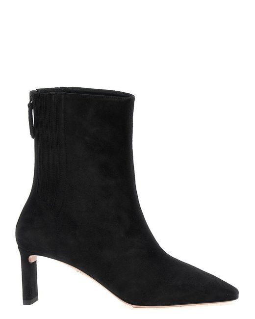 Aquazzura Black 'Blade' Ankle Boots