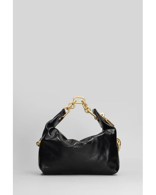 Balmain Black Sync Mini Shoulder Bag