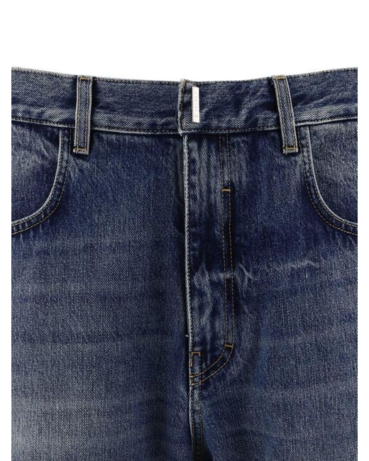 Givenchy Blue Wide Leg Jeans for men