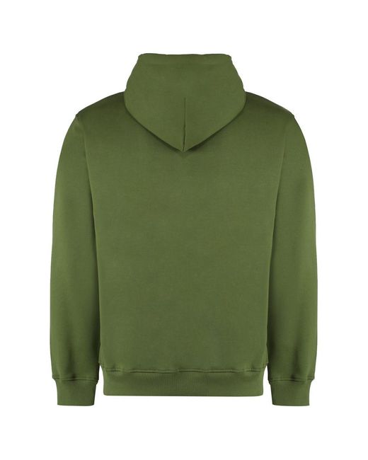 Drole de Monsieur Green Hooded Sweatshirt for men