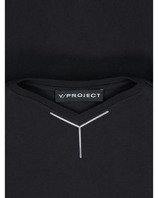 Y. Project Black Basic T-shirt for men