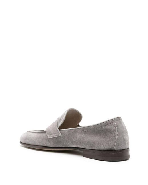 Brunello Cucinelli Gray Flat Shoes for men