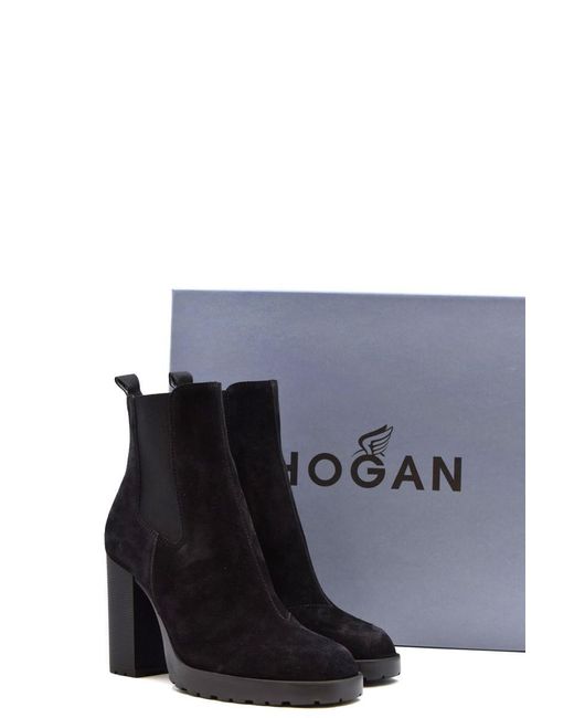 Hogan Black Ankle Boots