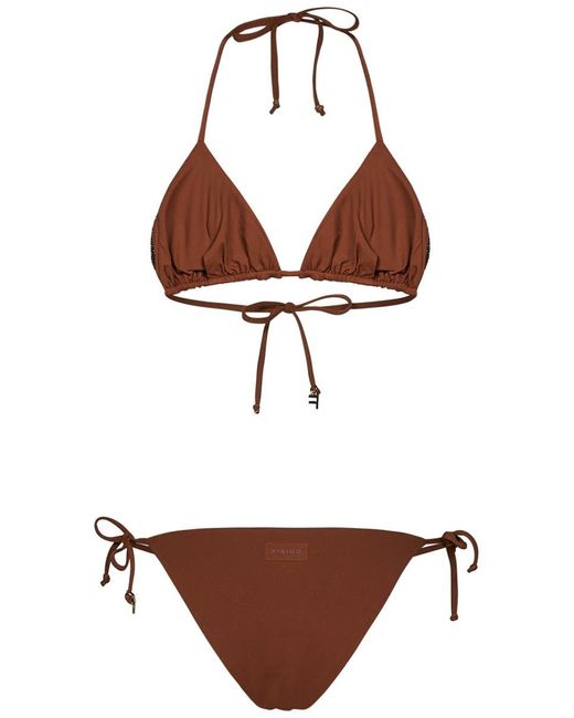 Fisico Brown Swimsuit