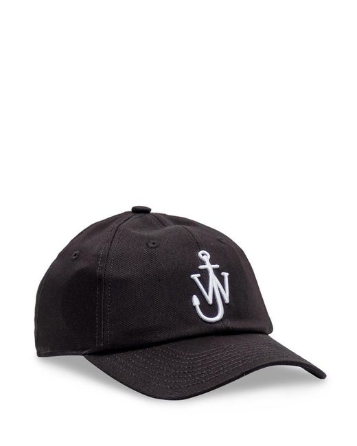 J.W. Anderson Black Baseball Cap for men