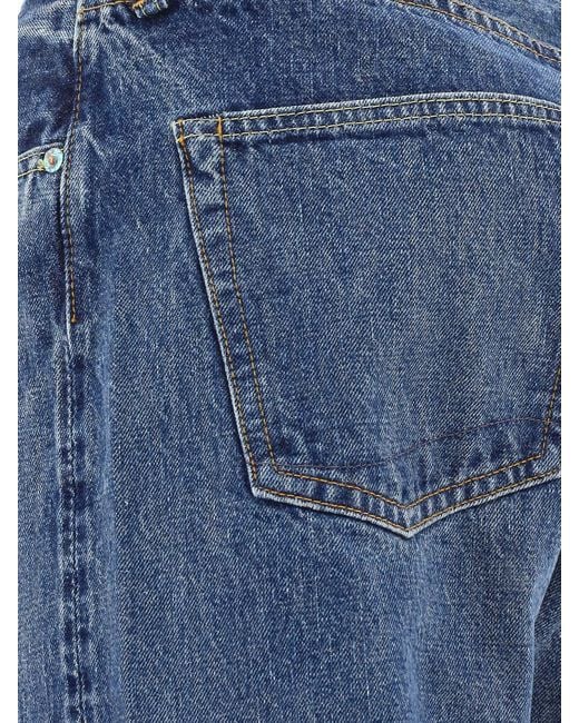 Orslow Blue "105 Standard Selvedge Denim" Jeans for men