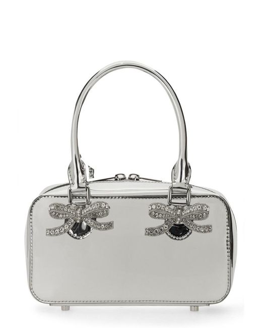 Self-Portrait Metallic Mini Bag