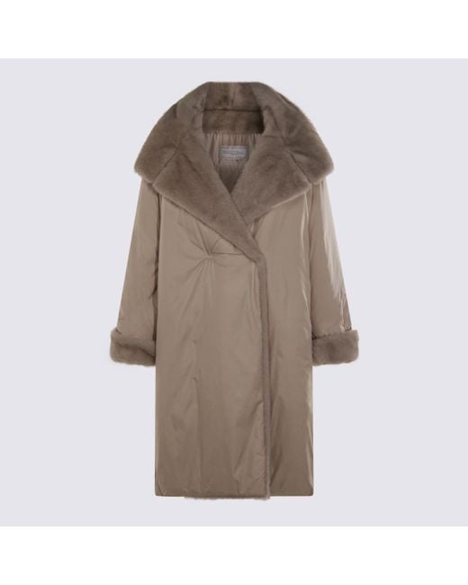Antonelli Brown Grey Gavi Down Jacket