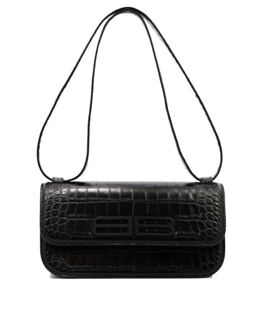 Balenciaga "gossip" Shoulder Bag in Black Lyst