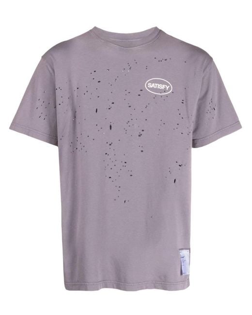 Satisfy Purple Mothtechtm T-shirt Clothing for men