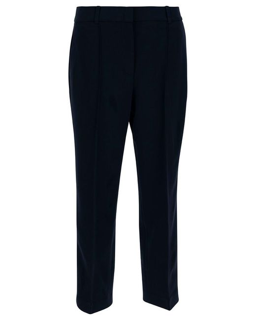 Michael Kors Blue Slim Crop Pants