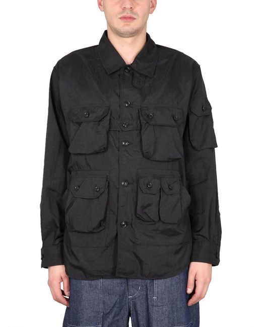Engineered Garments Black Nylon Jacket for men