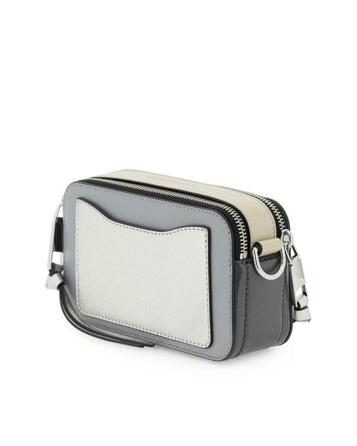 Marc Jacobs Black And Grey Small Snapshot Camera Bag
