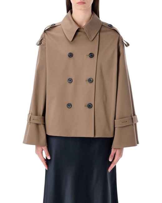 By Malene Birger Natural Alisandra Oversized Trench Jacket