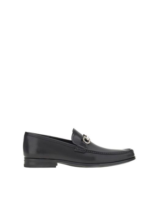 Ferragamo Gray Flat Shoes for men