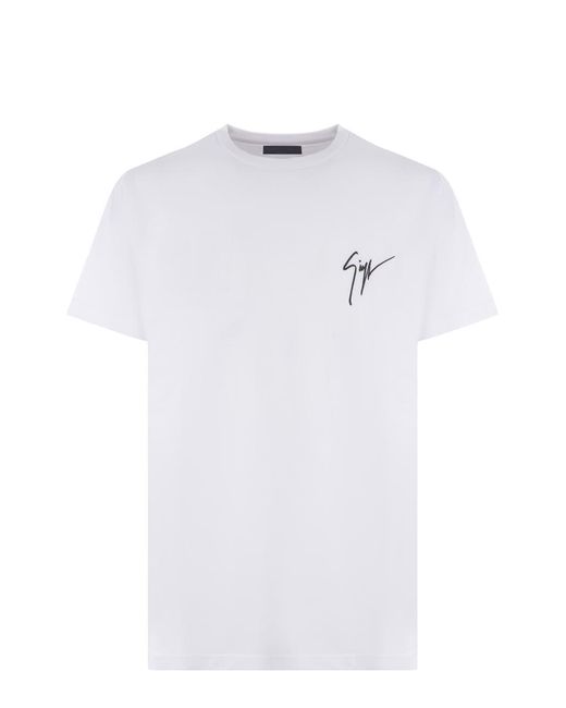 Giuseppe Zanotti White T-Shirt for men