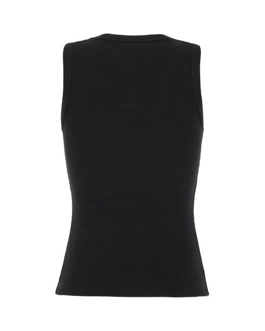Tシャツ・カットソー ALEXANDER MCQUEEN CUT AND SEW COTTON TOP McQueen Cut & Sew T-Shirt in Black | Lyst