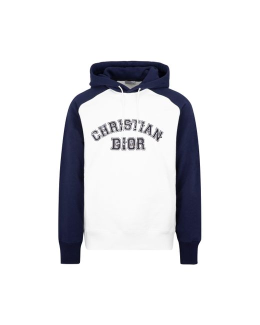 Dior Blue Kenny Scharf Hoodie Sweatshirt for men