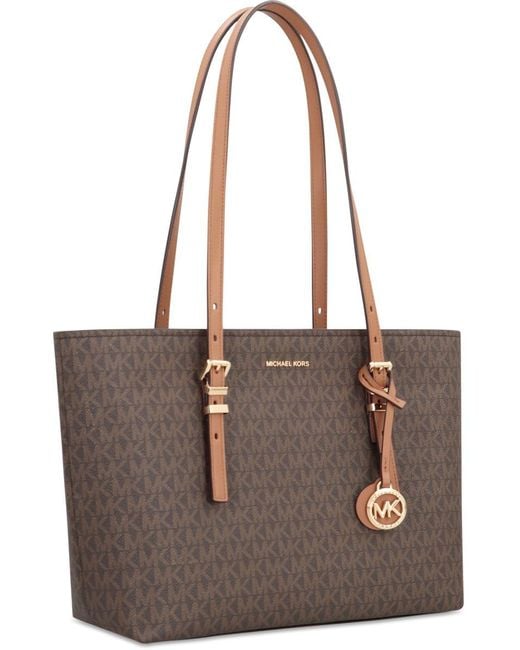 MICHAEL Michael Kors Brown Quinn Media Tote Bag
