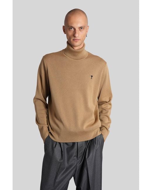 AMI Brown Knitwear for men