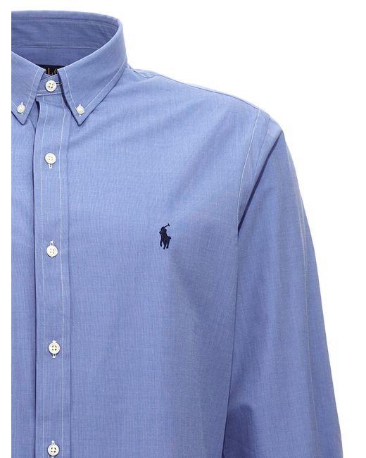 Polo Ralph Lauren Blue 'Sport' Shirt for men