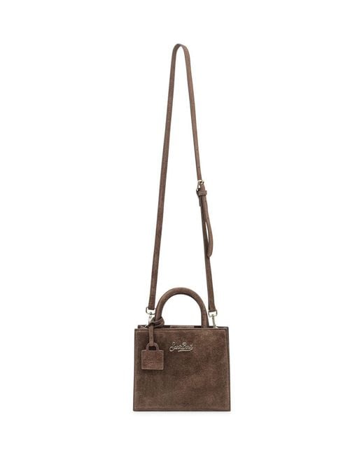 Mc2 Saint Barth Brown Shop Bag Midi