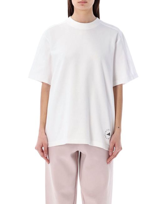 Adidas By Stella McCartney White Truecasuals Logo T-Shirt