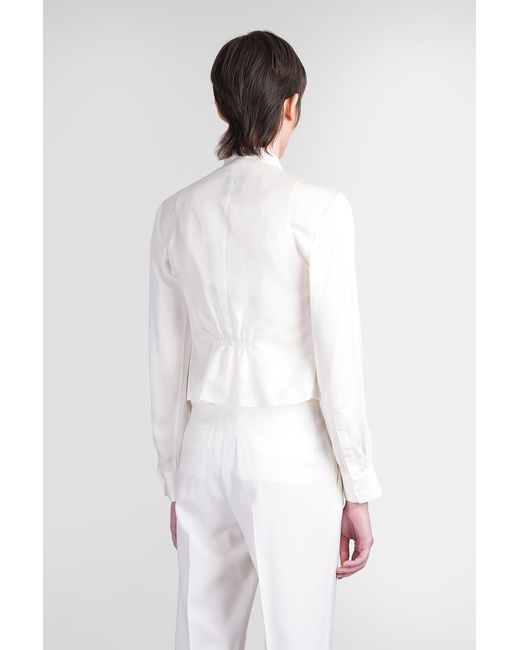 Tagliatore White Giselle Vest