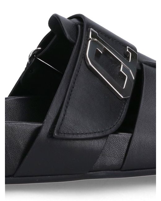 Christian Louboutin Black Sandals for men