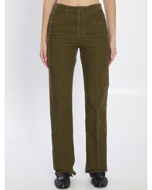 Saint Laurent Green Clyde Pants