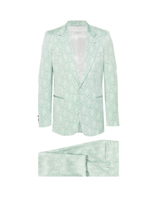Dries Van Noten Green Suits for men