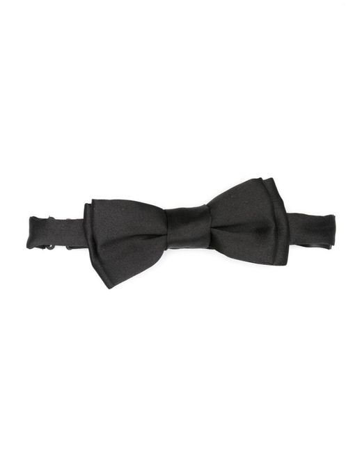 Paul Smith Black Plain Silk Bow Tie for men
