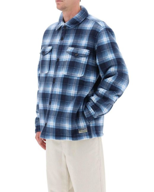 Polo Ralph Lauren Blue Check Overshirt for men