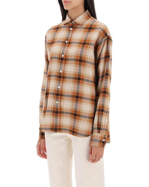 Polo Ralph Lauren Brown Check Flannel Shirt