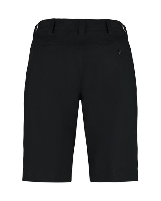 Alexander McQueen Black Cotton Shorts for men