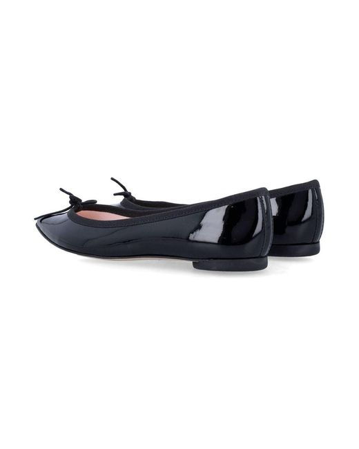 Repetto Blue Brigitte Pointy Toe Ballet Flats