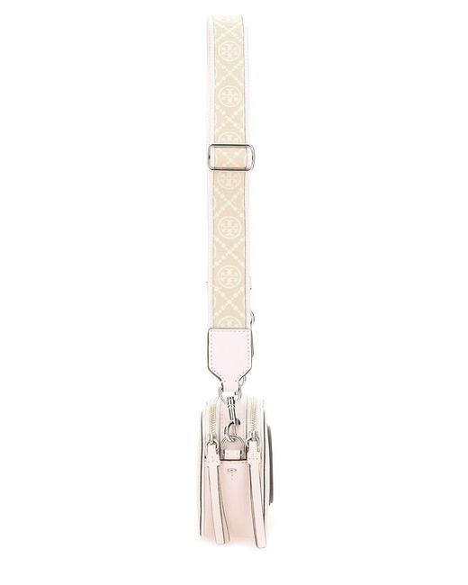 Tory Burch Natural Mini "Miller" Shoulder Bag